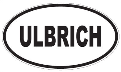 ULBRICH - Oval Magnet