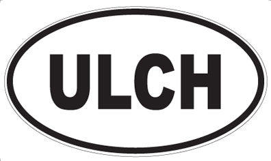 ULCH - Oval Sticker