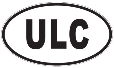 ULC - 3 Letter Initials Oval Magnet