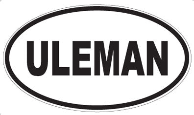 ULEMAN - Oval Magnet