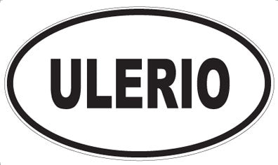 ULERIO - Oval Sticker
