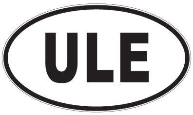 ULE - 3 Letter Initials Oval Magnet