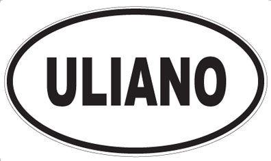 ULIANO - Oval Magnet