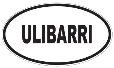 ULIBARRI - Oval Magnet