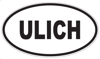 ULICH - Oval Magnet