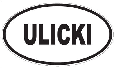 ULICKI - Oval Magnet