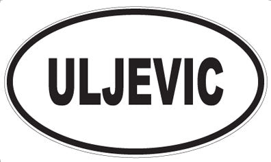 ULJEVIC - Oval Magnet