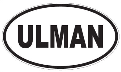 ULMAN - Oval Magnet
