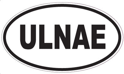 ULNAE - Oval Sticker