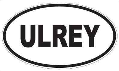 ULREY - Oval Sticker
