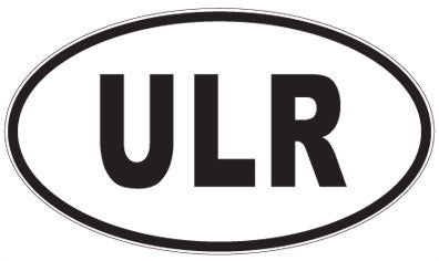 ULR - 3 Letter Initials Oval Magnet