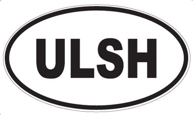 ULSH - Oval Sticker