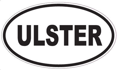 ULSTER - Oval Sticker