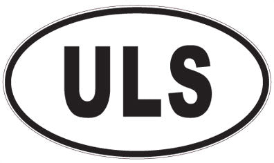 ULS - 3 Letter Initials Oval Magnet