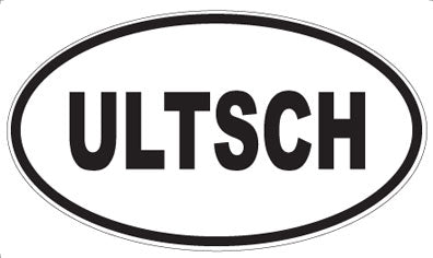 ULTSCH - Oval Sticker