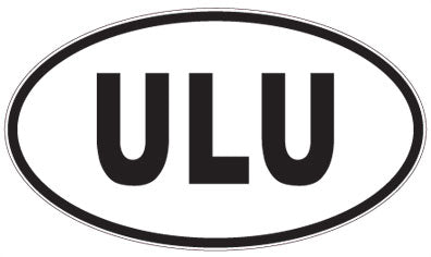 ULU - 3 Letter Initials Oval Magnet