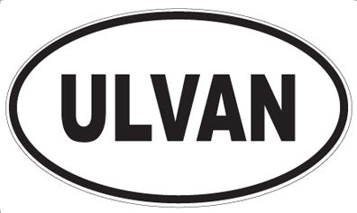 ULVAN - Oval Sticker