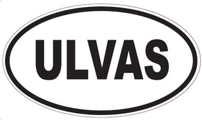 ULVAS - Oval Sticker