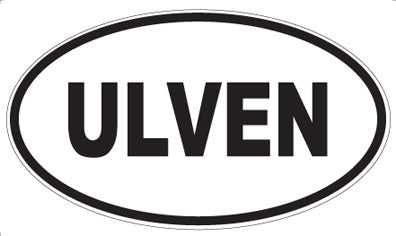 ULVEN - Oval Sticker