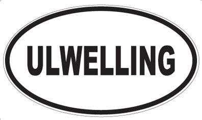 ULWELLING - Oval Sticker