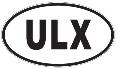 ULX - 3 Letter Initials Oval Magnet