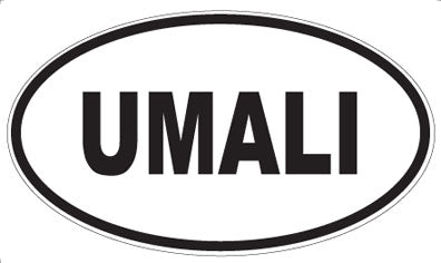 UMALI - Oval Sticker