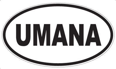 UMANA - Oval Sticker