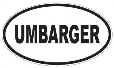 UMBARGER - Oval Magnet
