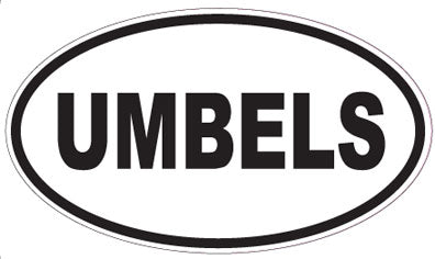 UMBELS - Oval Sticker