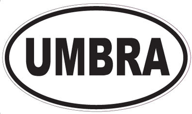 UMBRA - Oval Sticker