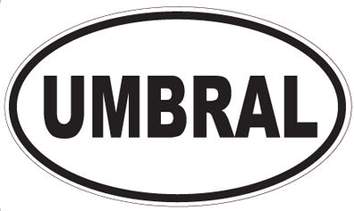 UMBRAL - Oval Sticker