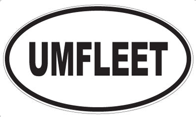 UMFLEET - Oval Sticker