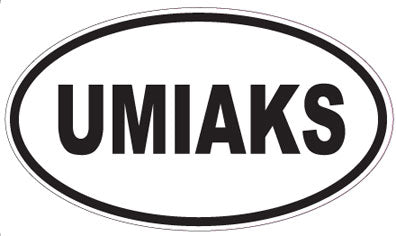 UMIAKS - Oval Sticker