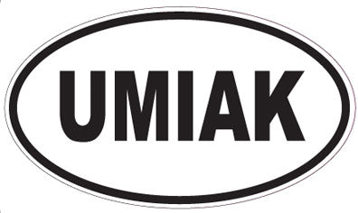 UMIAK - Oval Magnet