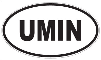 UMIN - Oval Magnet