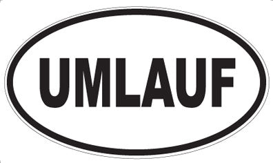 UMLAUF - Oval Sticker