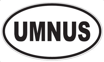 UMNUS - Oval Magnet