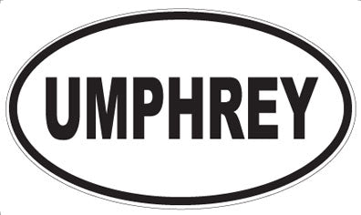 UMPHREY - Oval Magnet