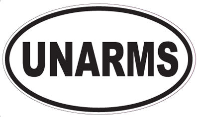 UNARMS - Oval Sticker