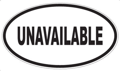 UNAVAILABLE - Oval Sticker