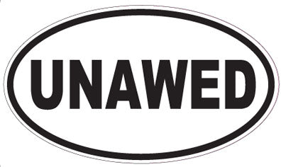 UNAWED - Oval Sticker