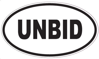 UNBID - Oval Magnet