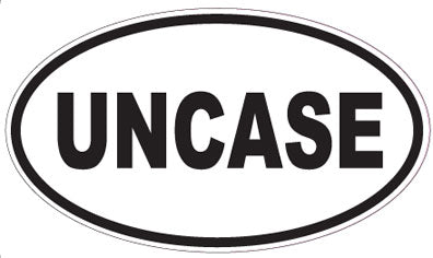 UNCASE - Oval Sticker
