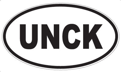 UNCK - Oval Magnet
