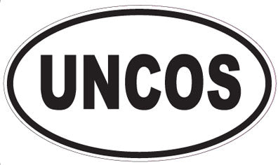 UNCOS - Oval Magnet