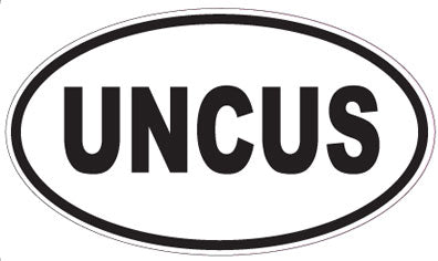 UNCUS - Oval Magnet