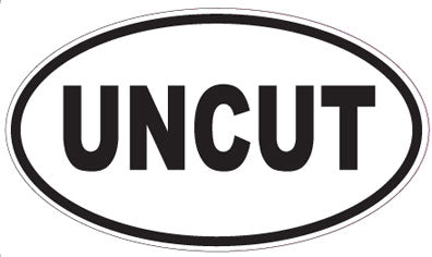 UNCUT - Oval Magnet