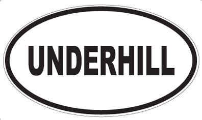 UNDERHILL - Oval Magnet