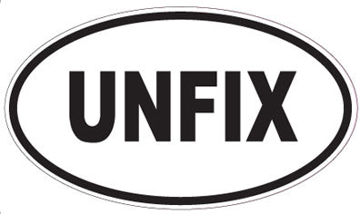 UNFIX - Oval Magnet