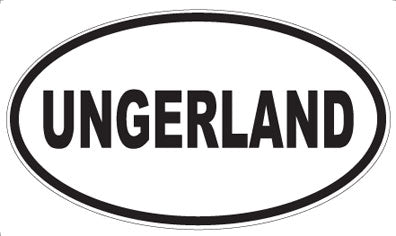 UNGERLAND - Oval Magnet